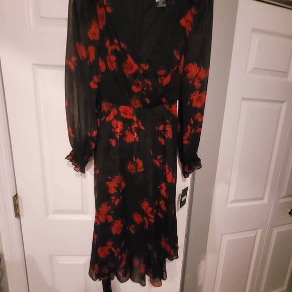 Red and Black DKNY Dress - Picture 3 of 5